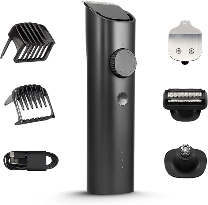 Xiaomi Grooming Kit Pro, 40 length settings, Face, Hair, Body - Everything-in-One Professional Styling Trimmer, Body Grooming, Nose & Ear Hair Trimming, Hair Clippers, Beard Combs, Quick Charge