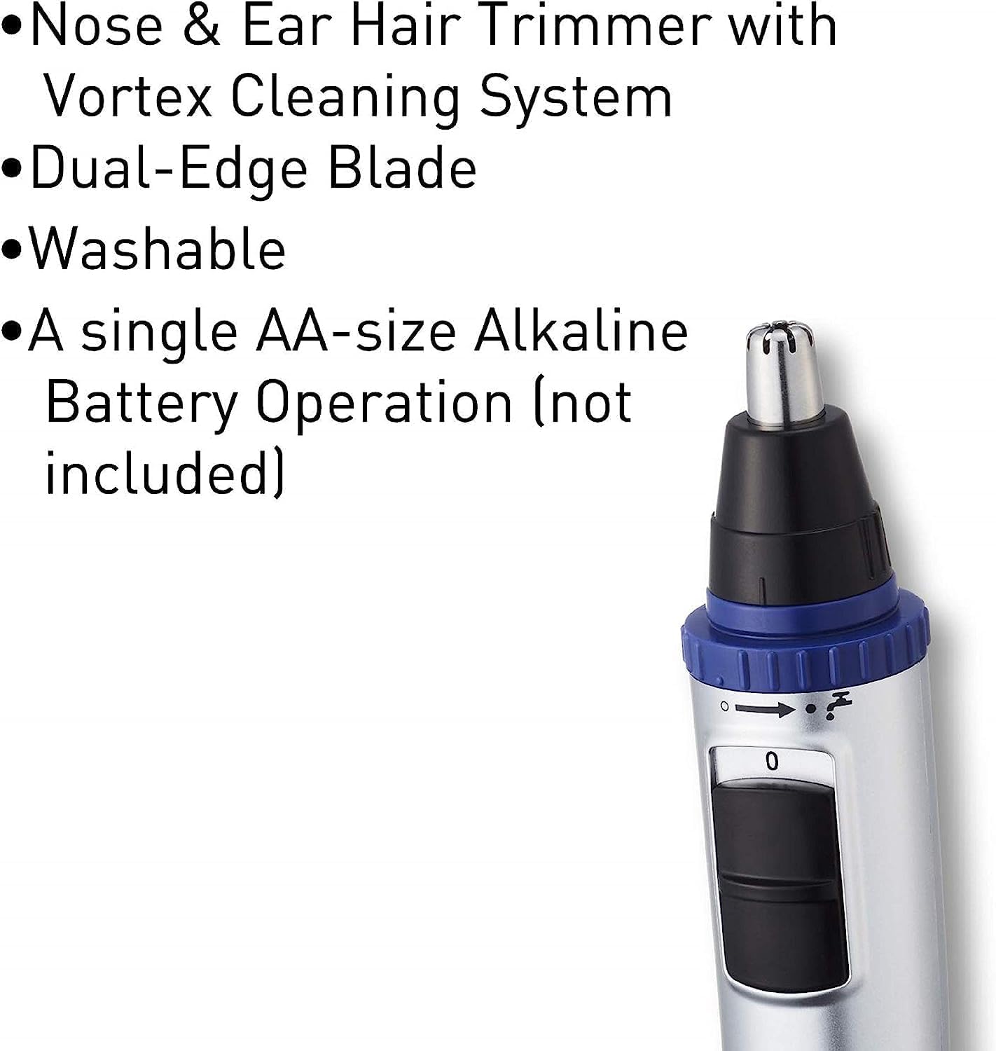 Panasonic Er-Gn30 Nose Ear & Facial Hair Wet And Dry Trimmer