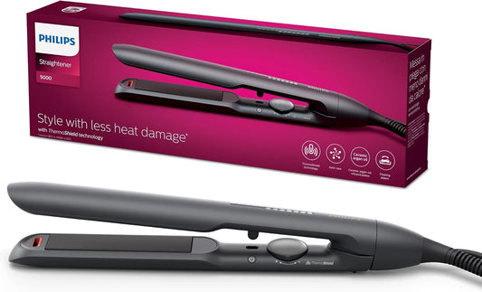 Philips 5000 series BHS51000 hair styling tool Straightening iron Warm Black 1.8 m