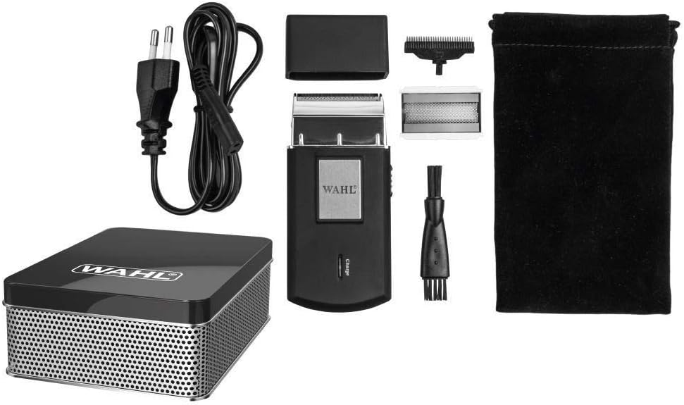WAHL 3615-1027 Travel Shaver, Black