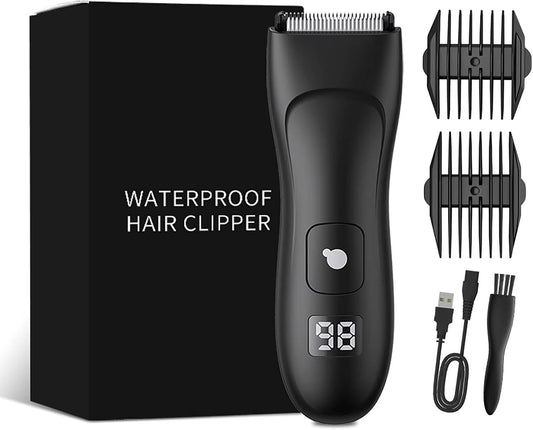 ENSSU Professional Hair Trimmer - Electric Clippers for Men and Women - Beard, Body & Face Grooming - Barber-Quality Cutter - Quiet, LED Display, Waterproof - Wet & Dry Use