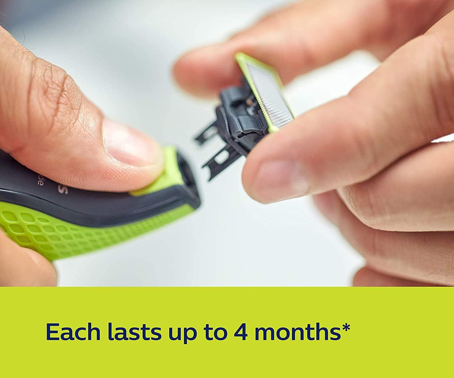 Philips QP210/50 Black Green Stainless Steel Replacement Blade