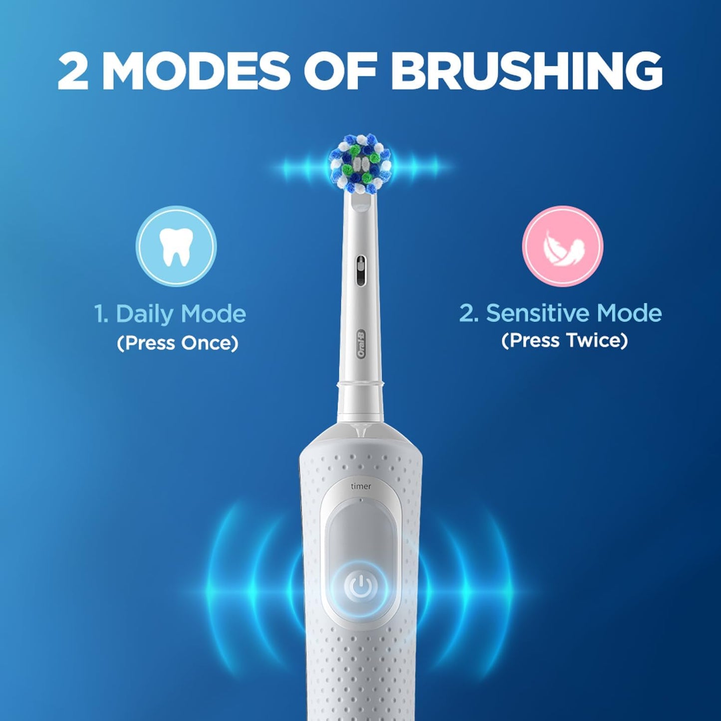 Oral-B Vitality Protect X Clean Electric Toothbrush, White