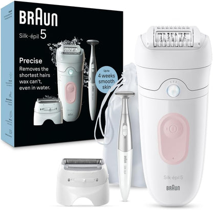 Braun Silk-épil 5 Epilator, Wet & Dry, Lasting Smooth Skin, SE5-230