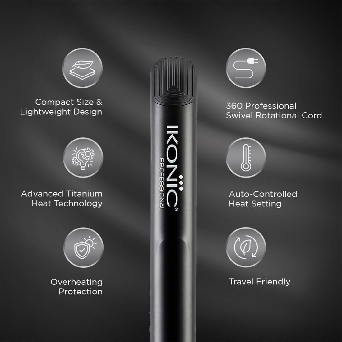 Ikonic Hair Straightner - Glam