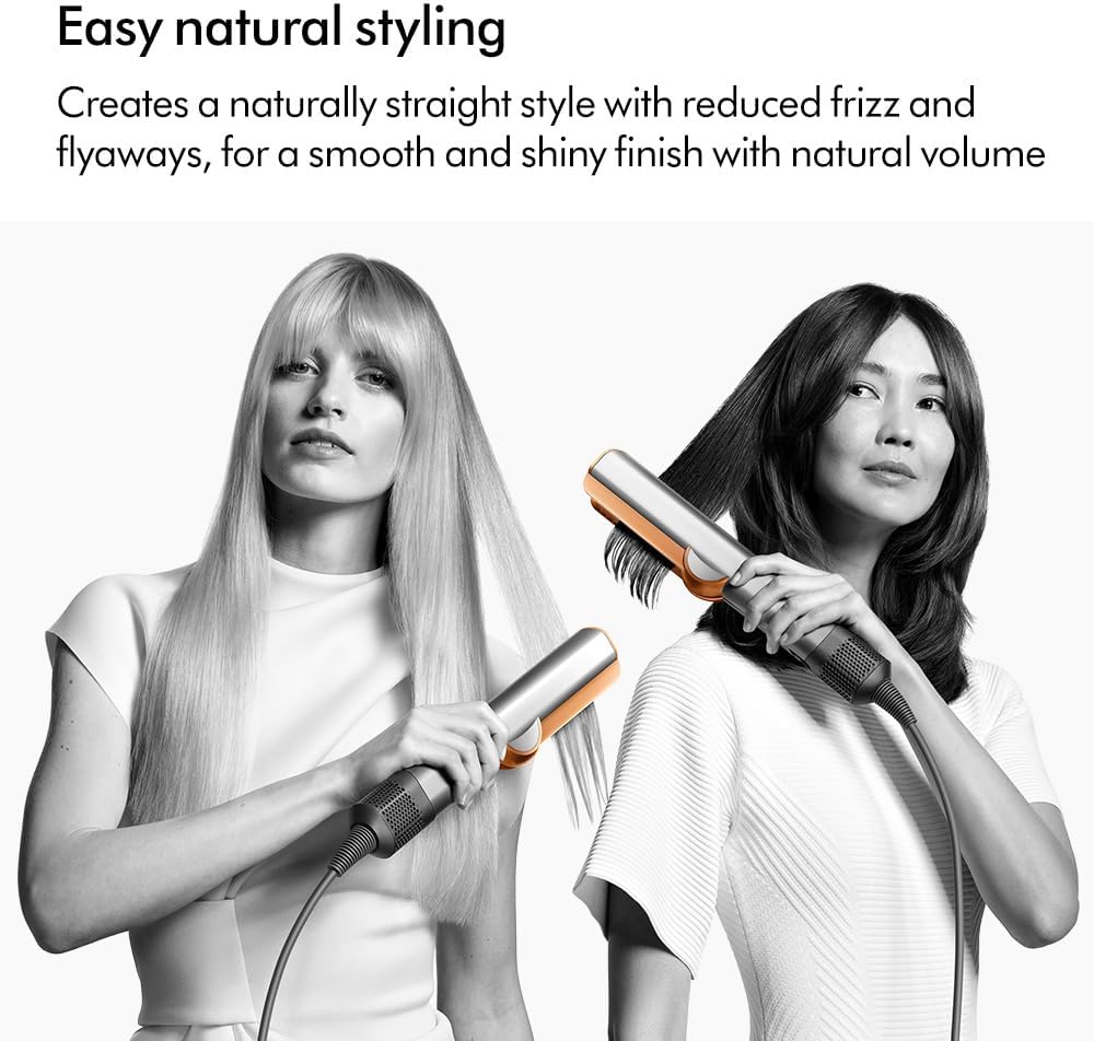 Dyson Airstrait™ Straightener – Wet to Dry Styling with No Heat Damage | Bright Nickel & Rich Copper