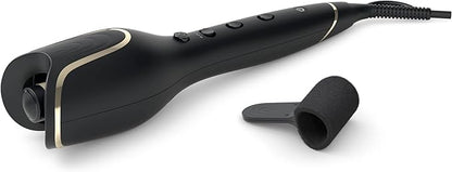 Philips Hair Curler BHB876 – Smart Automatic Curler with Keratin Ceramic Barrel, Curl Boost & Vertical Grip for Perfect Curls