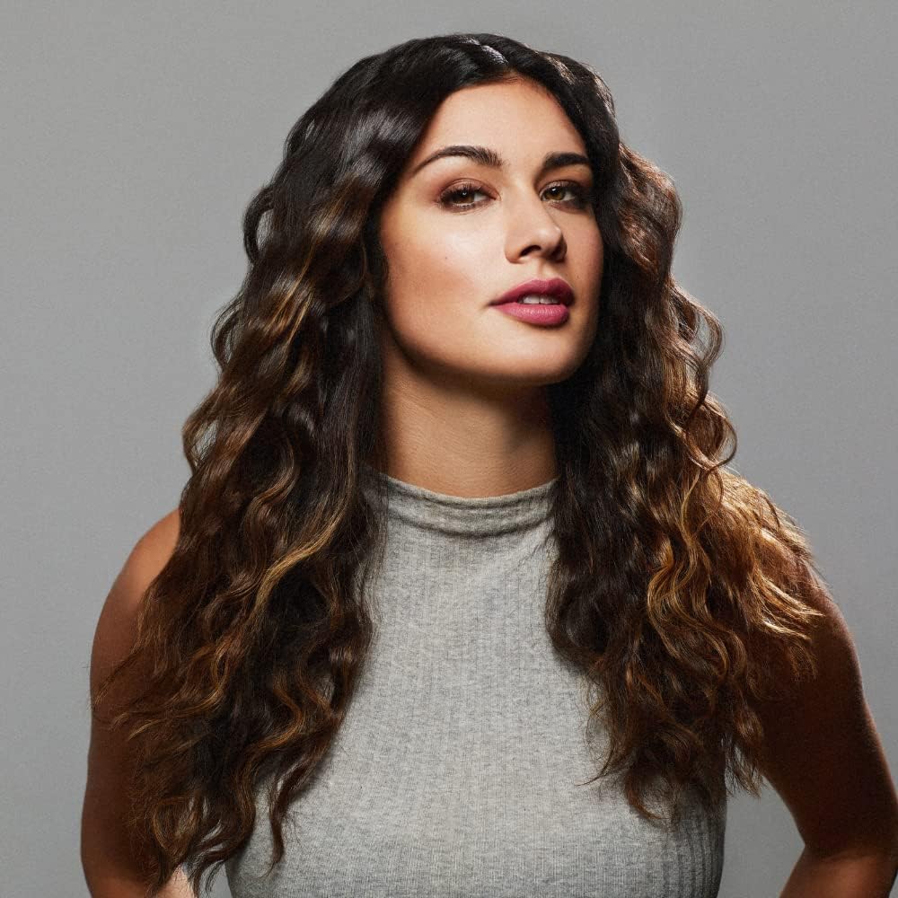 Revlon Wave Master Jumbo Waver (Three-Prong Jumbo Barrels, Tourmaline Ceramic Coating, 30 Heat Settings Up to 190°C) RVIR3056UKE