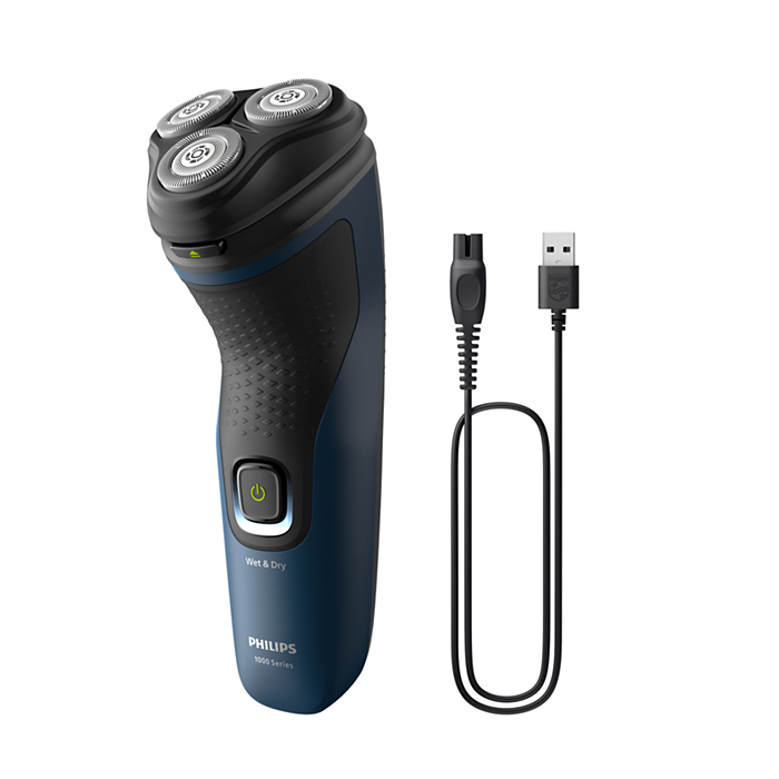 Philips Shaver S1151/00 | Wet & Dry Use | Fast, Comfortable Shave with ComfortCut Blades