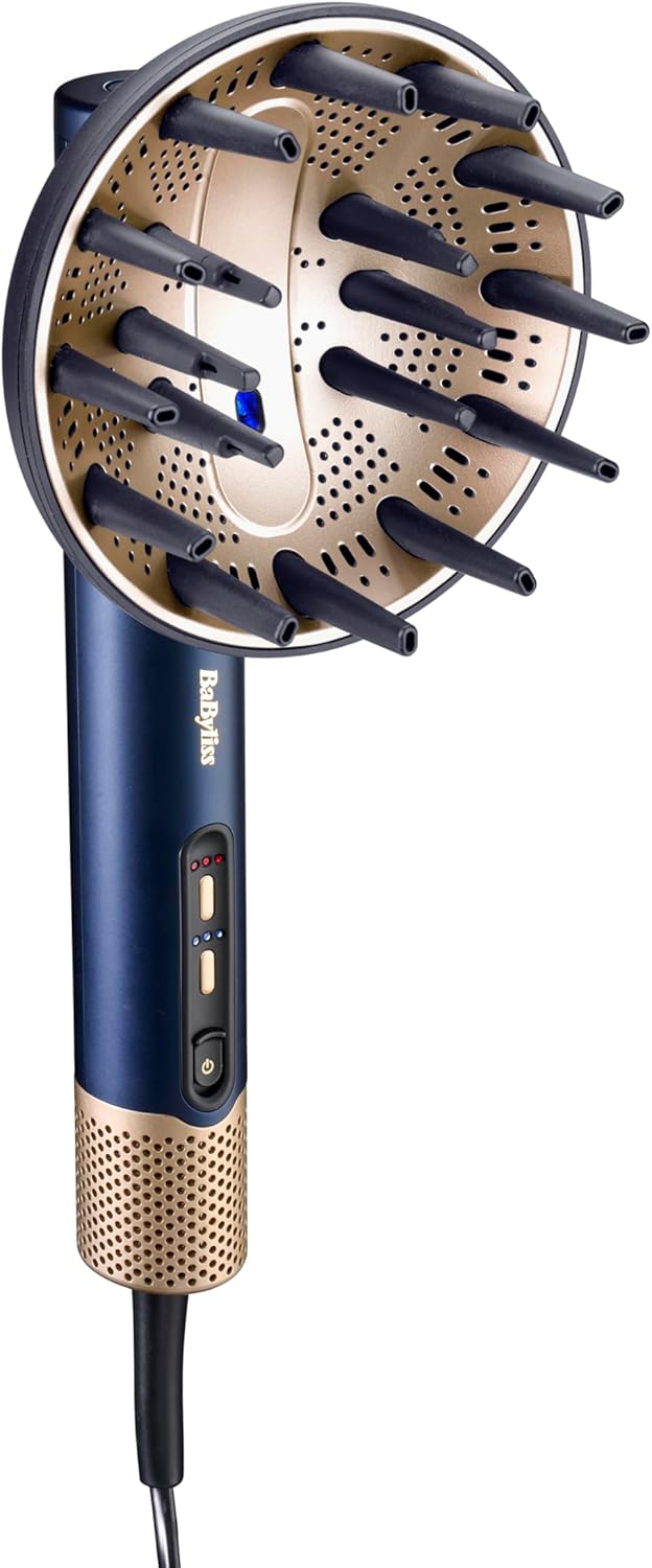 BaByliss Air Wand Diffuser | Curl and Volume Enhancing Attachment for Air Wand Styler | Ideal for Defining Curls | Waves | and Adding Volume for Smooth | Frizz-Free Styles – (AS6550-DIF)