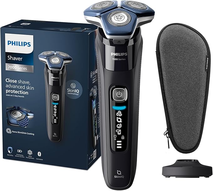Philips Shaver S7886/35 | Wet & Dry Use | Smart SkinIQ Tech for a Close, Comfortable Shave