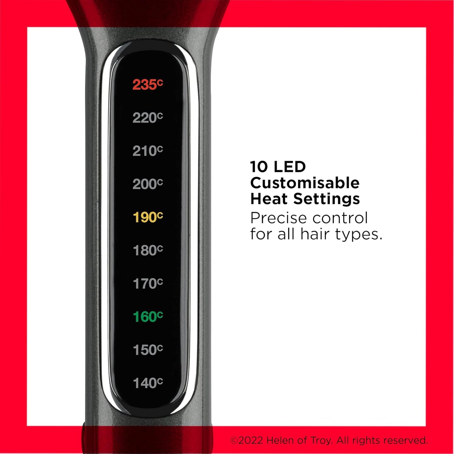 Revlon Double Straight (Dual Plate Design, Advanced Copper Ceramic Technology, LED Display, Smart Heat Memory System, 10 Heat Settings up to 235°C) RVST2204UK