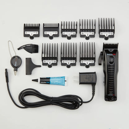 BabylissPro LOPRO High Performance Metal Low Profile Clipper, A Perfect Machine For Hair and Beard Cutting, With a 2+ Hour Running Time In One Charge