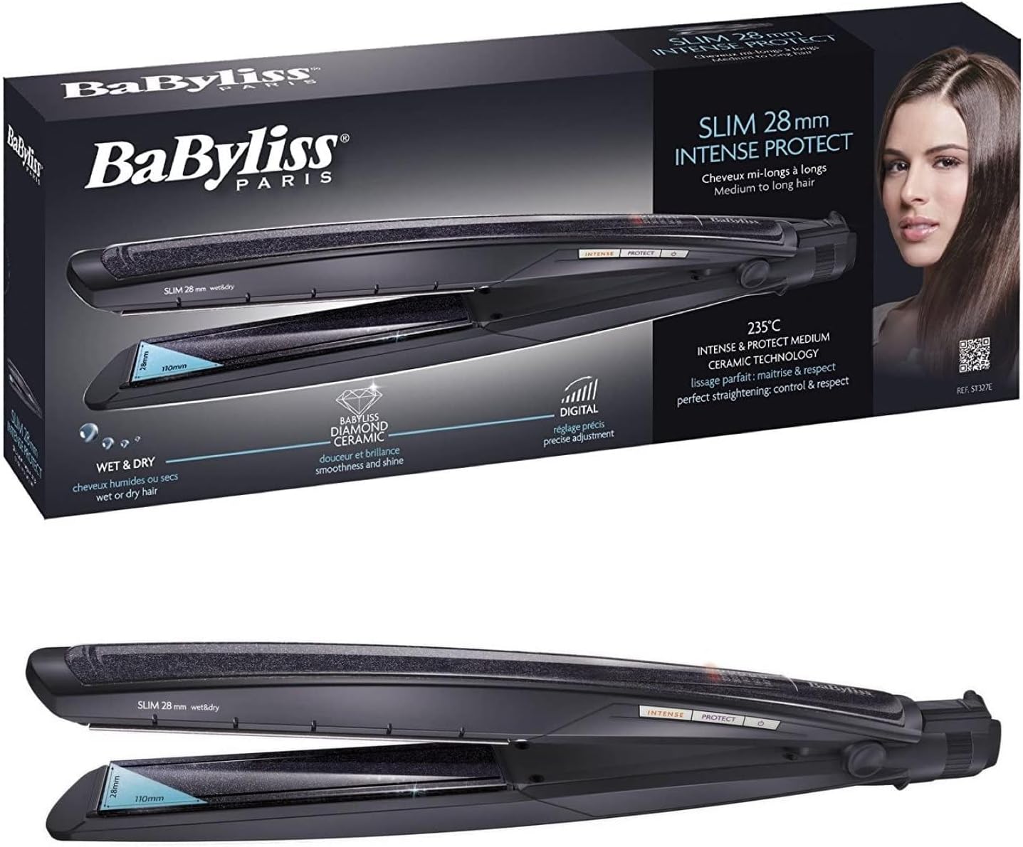 Babyliss BABST327SDE,Babyliss slim 28 led saso straightner (Pack of)