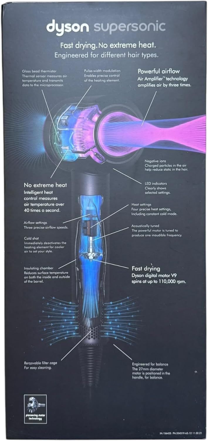 Dyson Supersonic Haartrockner HD07 - Nickel/Kupfer