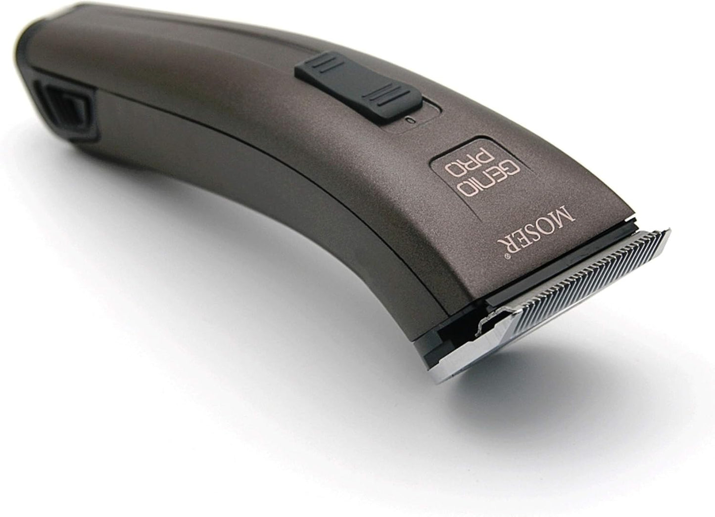 Moser Genio Pro Cordless Hair Clipper for Men (Made in Germany) | Magic Blade with 0.7-3mm Length Adjustment | 75 Min Run Time per Battery | LED Battery Indicator (1874-0150)