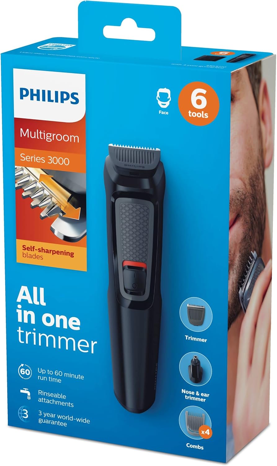 Philips Multigroom Series 3000 6-In-1 Trimmer - Mg371013