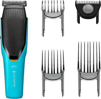 Remington X5 Power-X Hair Clippers - Cordless with Japanese Steel Blades and Micro Fade Comb; Choose from 50 length Settings HC5000