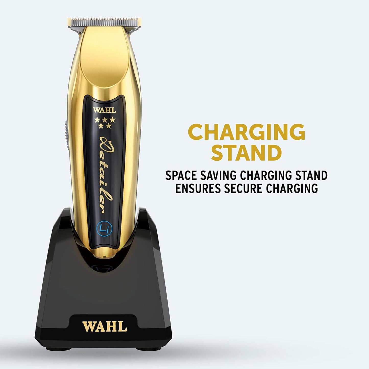 Wahl 5 Star Cordless Detailer in Gold, Professional Hair Trimmers, Close Trimming, Detailing and Outlining, Lightweight, Cordless, Snap On/Off Blades, Barbers Supplies