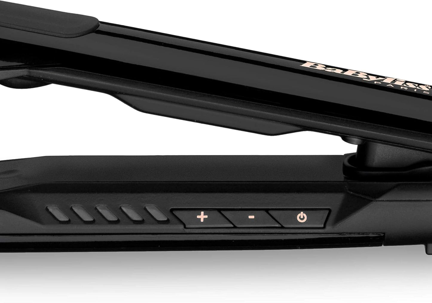 BaByliss Straightener, 28mm Titanium Plates For Efficient Styling, 5 Temperature Settings For Versatility With Fast Heat-up Time, Lightweight And Ergonomic Design With Shiny Results, ST482SDE (Gold)