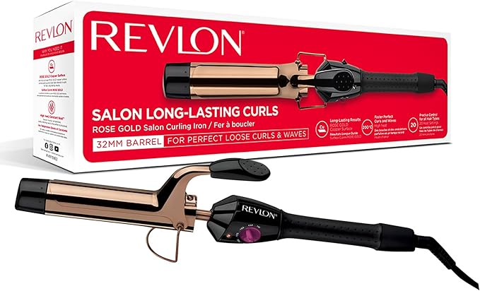 Revlon RVIR 1159 Salon Long Lasting Curling Iron Styler, 20 Heat Settings