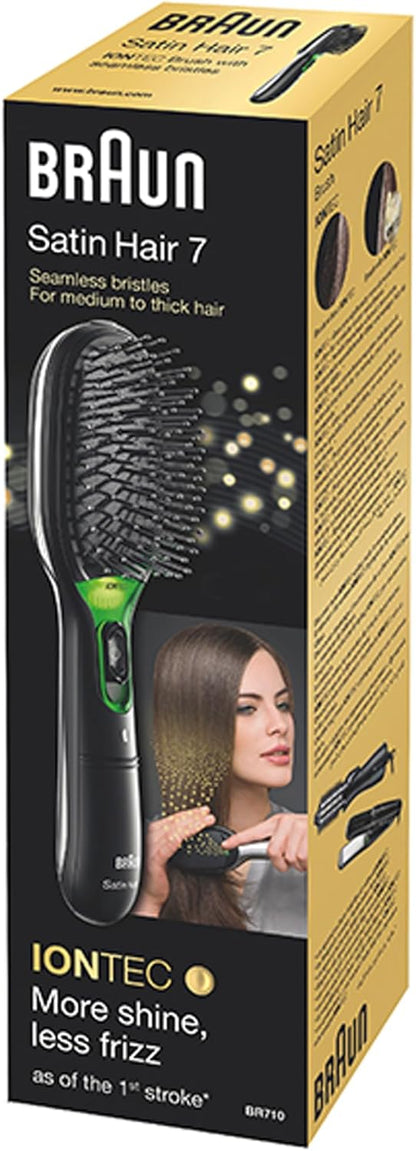 Braun Satin 7 Hair Styler Comb Brush, Black, BR710