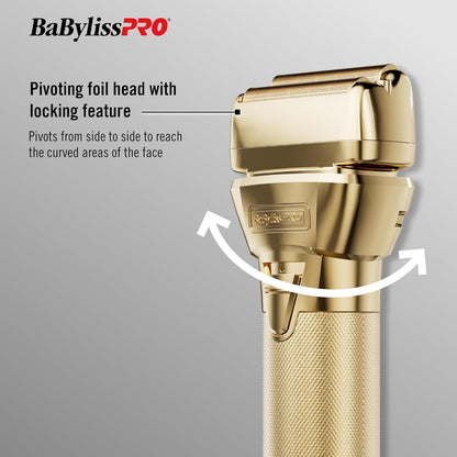 BaBylissPRO FXONE GOLDFX All Metal Double Foil Shaver