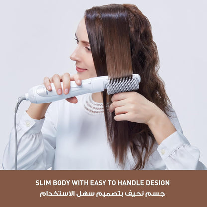 Panasonic Eh-Ka31 Hair Styler Blow Brush 3 Attachments