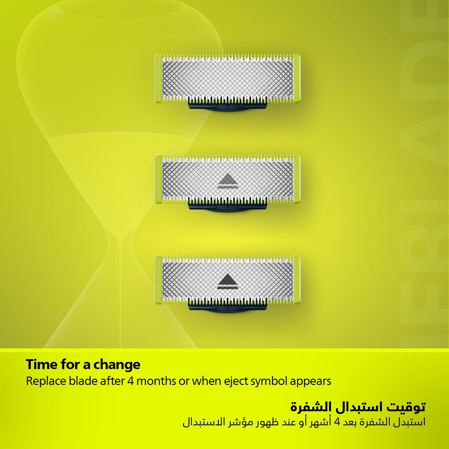 Philips OneBlade Replacement Blades QP630/51 | Trim, Edge & Shave Any Length of Hair | 3 Original Blades + 1 Body Kit | Fits All OneBlade Handles, Wet & Dry Use