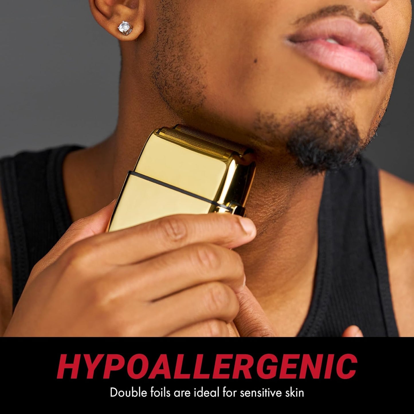 BaBylissPRO Baberology Double Foil Shaver FXFS2G GOLDFX Professional Electric Shaver