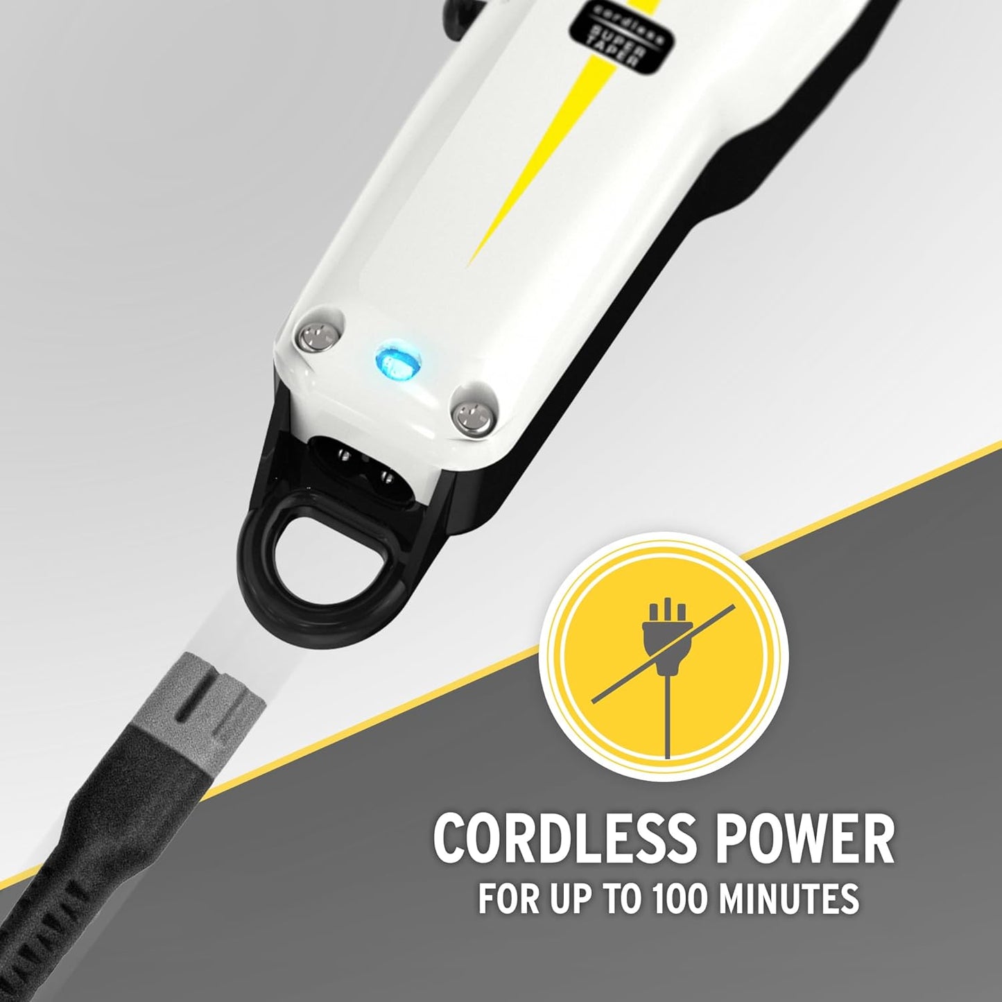 Wahl V500 Super Taper, Professional Hair Clippers, Pro Haircutting Kit, Clippers for Bulk Hair Removal, Taper Fade, Adjustable Lever, Cordless, Lightweight, Barbers Supplies