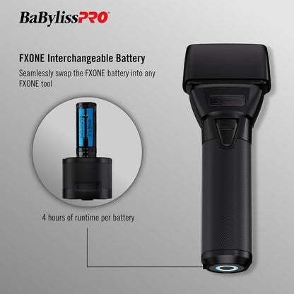 BaBylissPRO FXONE BLACKFX All Metal Double Foil Shaver
