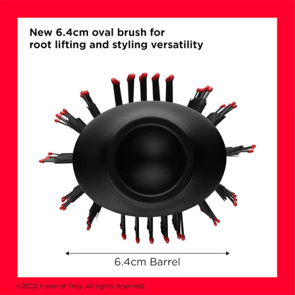 REVLON One-Step Volumiser Plus (Patented Detachable Head, Ceramic Titanium Barrel, Nylon Styling Bristles with Activated Charcoal Pins, Tourmaline Ionic Technology), RVDR5298UK