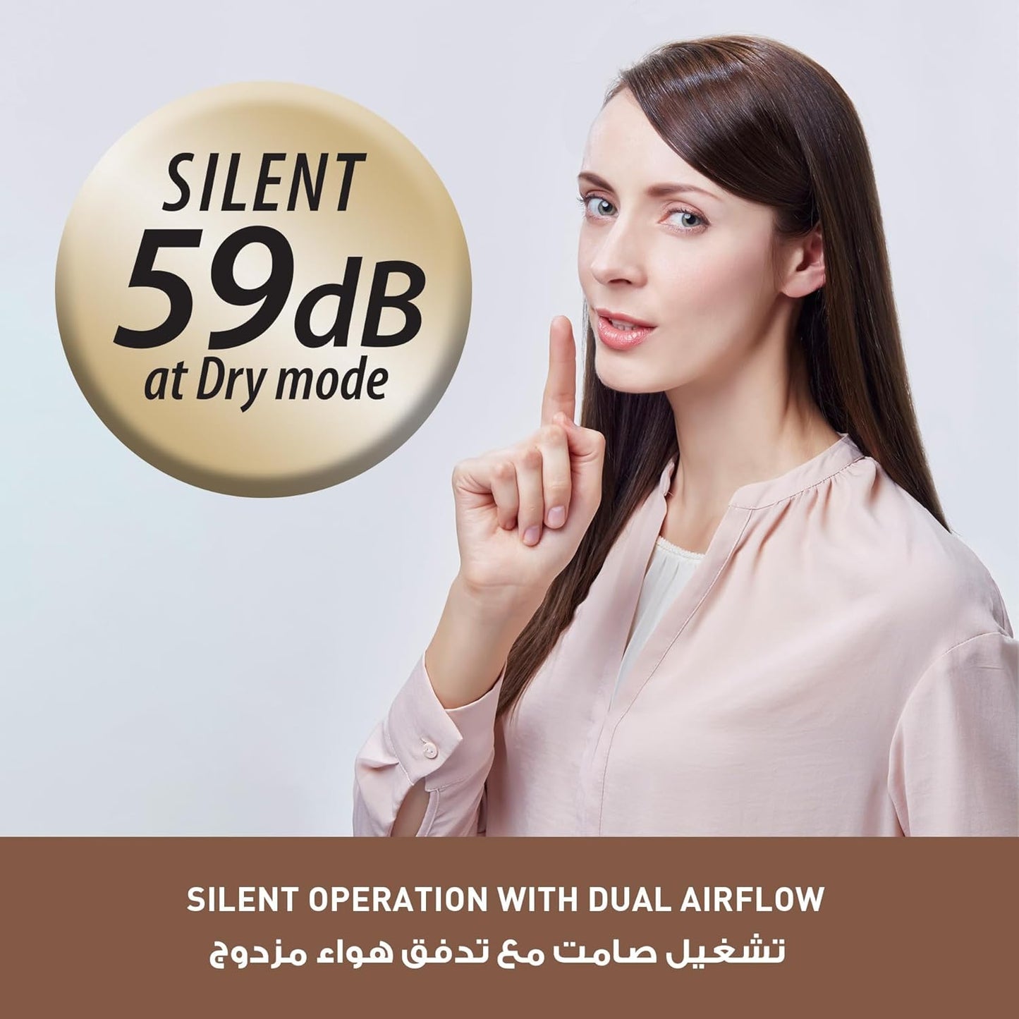 Panasonic Eh-Ka31 Hair Styler Blow Brush 3 Attachments