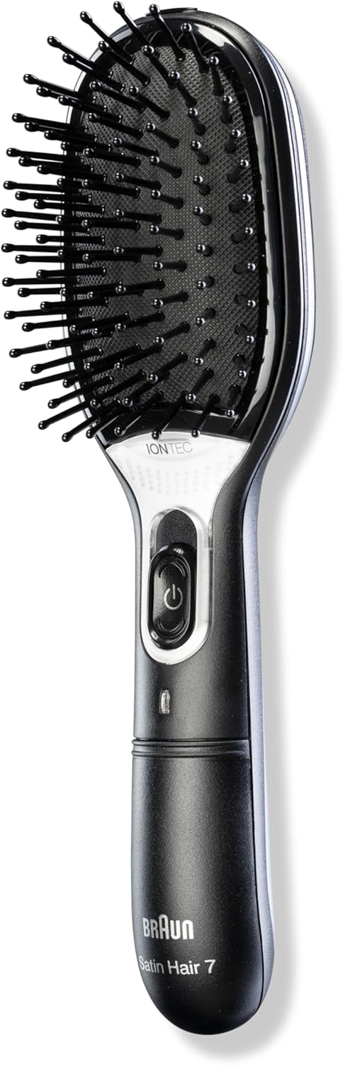 Braun Satin 7 Hair Styler Comb Brush, Black, BR710