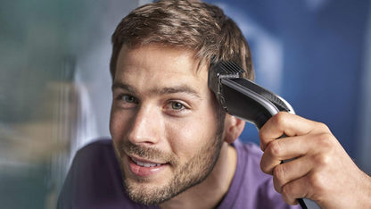 Philips HC5630/13, Series 5000 Washable Hair Clipper, Grey/Black