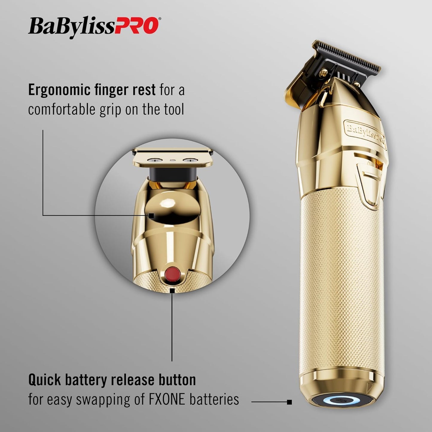 BaBylissPRO FXONE GOLDFX All Metal Trimmer