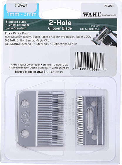 WAHL Professional 2-Hole Clipper Blade 1006 for Men - 1 Pc