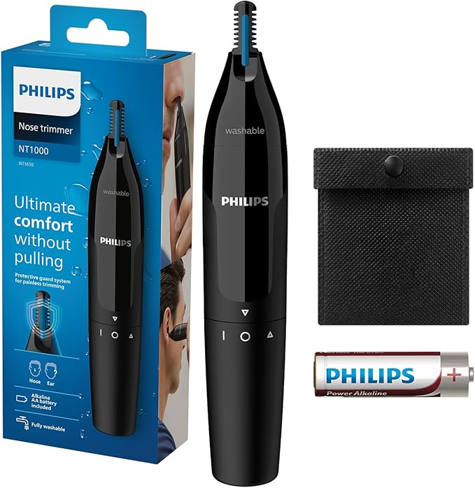 Philips Nose Trimmer Series 1000 | NT1650/16 Ultimate Comfort, Without Pulling