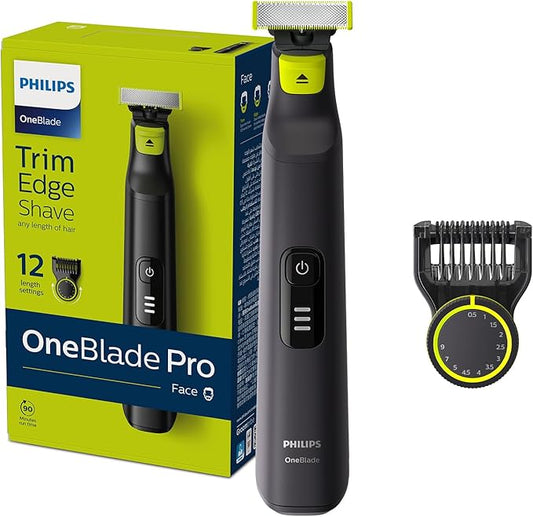 Philips OneBlade Pro QP6530/23 | Wet & Dry Use | Trim, Edge & Shave Any Length of Hair
