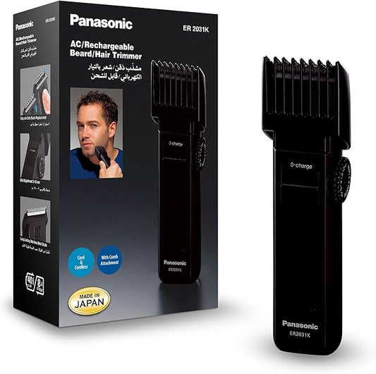 Panasonic Men's Beard/Hair Trimmer ER2031 Made in Japan Rechargeable stainless steel blade