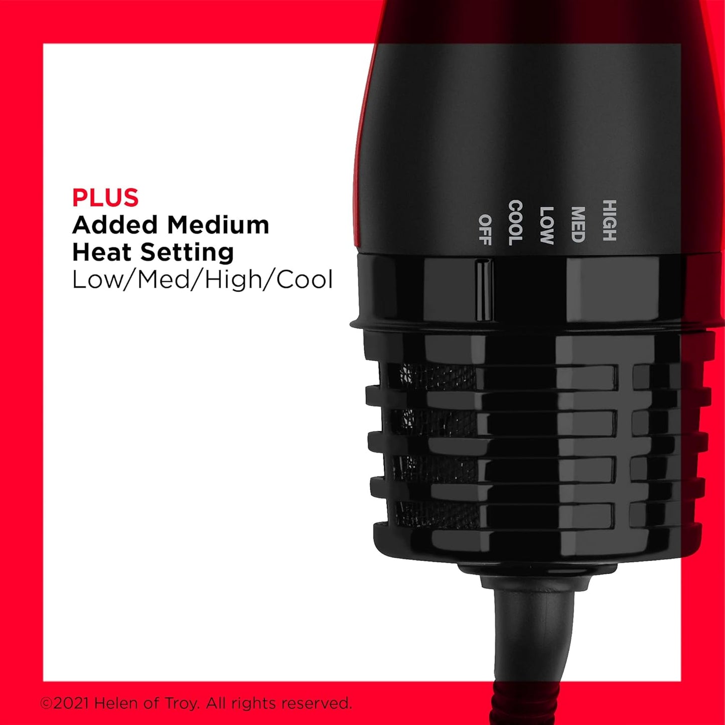 REVLON One-Step Volumiser Plus (Patented Detachable Head, Ceramic Titanium Barrel, Nylon Styling Bristles with Activated Charcoal Pins, Tourmaline Ionic Technology), RVDR5298UK