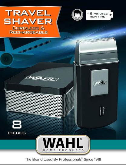 WAHL 3615-1027 Travel Shaver, Black