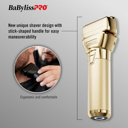 BaBylissPRO FXONE GOLDFX All Metal Double Foil Shaver