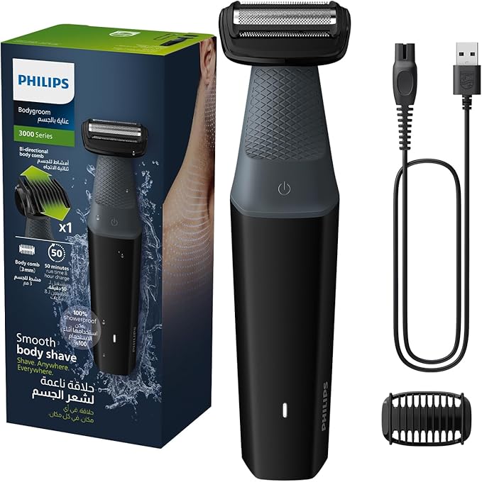 Philips Bodygroom series 3000 Showerproof groin and body trimmer BG3017/01