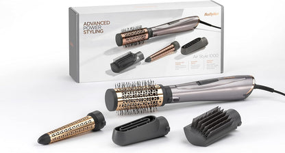 BaByliss Hair Styler 1000, 1000W Power with Adjustable Heat Settings, Tourmaline Ceramic Technology with Compact, Salon-quality Results & User-friendly Operation, AS136SDE (Purple)