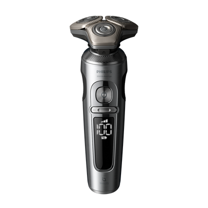 Philips S9000 Prestige Electric Shaver SP9871/22 | Wet & Dry Razor with Smart SkinIQ Technology | Ultra-Close & Comfortable Shave | Wireless Charging & 60min Cordless Use
