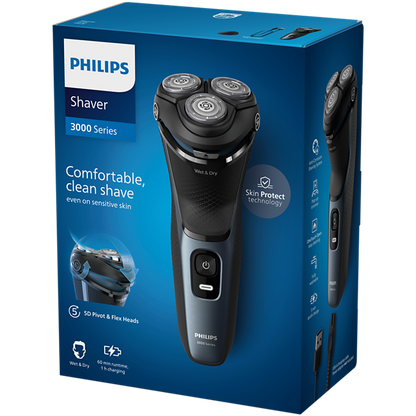 Philips Shaver 3000 Series S3144/00 Wet & Dry Electric Shaver