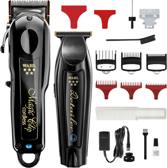 Wahl 5 Star Cordless Barber Combo™ - Titanium & DLC Coated Blades, Magic Clip & Detailer Li, 1 Count