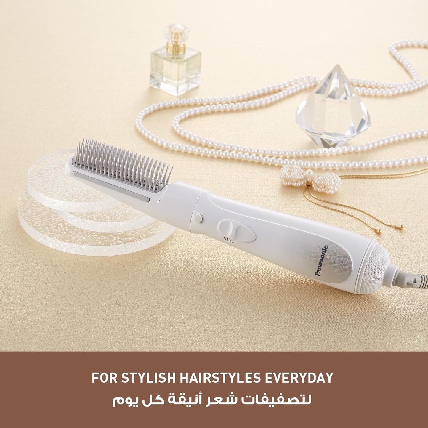 Panasonic Eh-Ka31 Hair Styler Blow Brush 3 Attachments